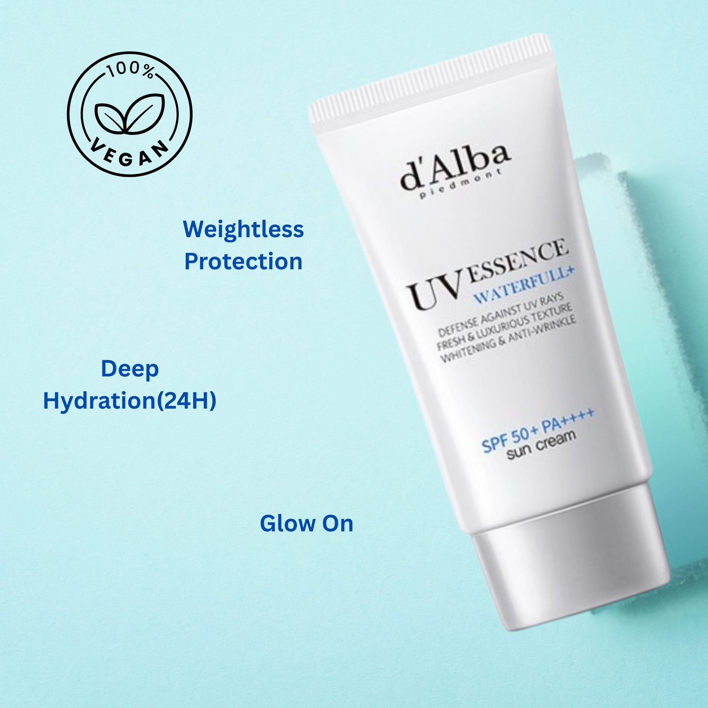 d'Alba UV ESSENCE WATERFUL SUN CREAM SPF50+ PA++++