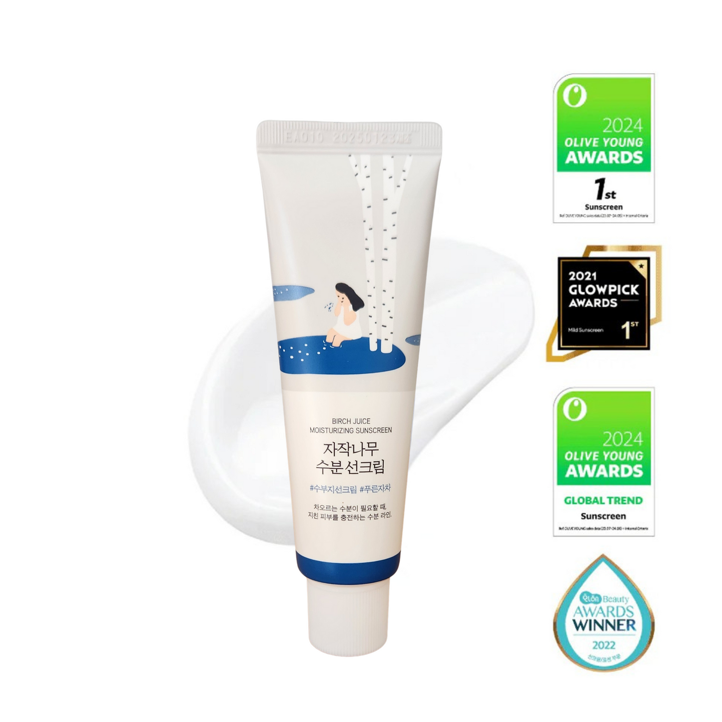 Round Lab Birch Juice Moisturizing Sun Cream SPF 50+ / PA++++