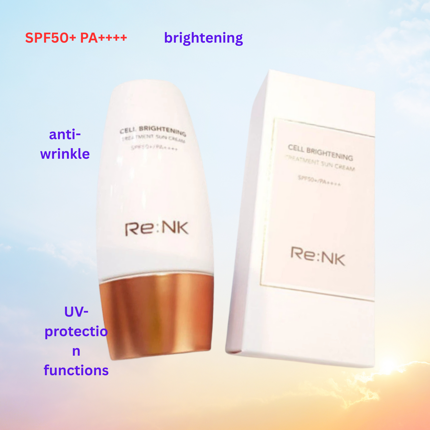 Re:NK Cell Brightening Treatment Sun Cream SPF50+ PA++++