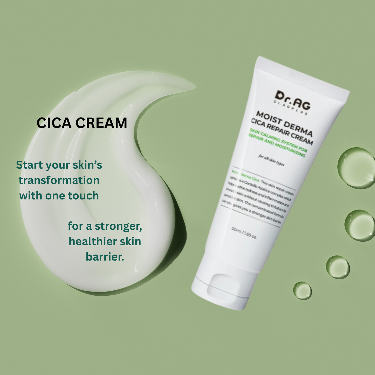 Dr. AG MOIST DERMA CICA REPAIR CREAM 50ml x 2