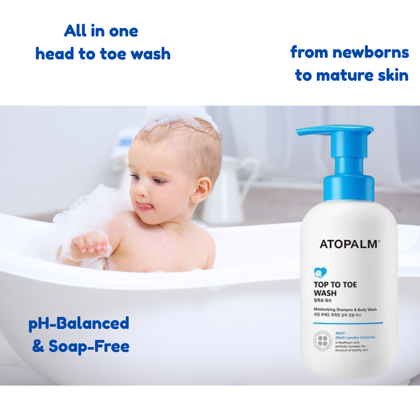 Atopalm Top to Toe Wash