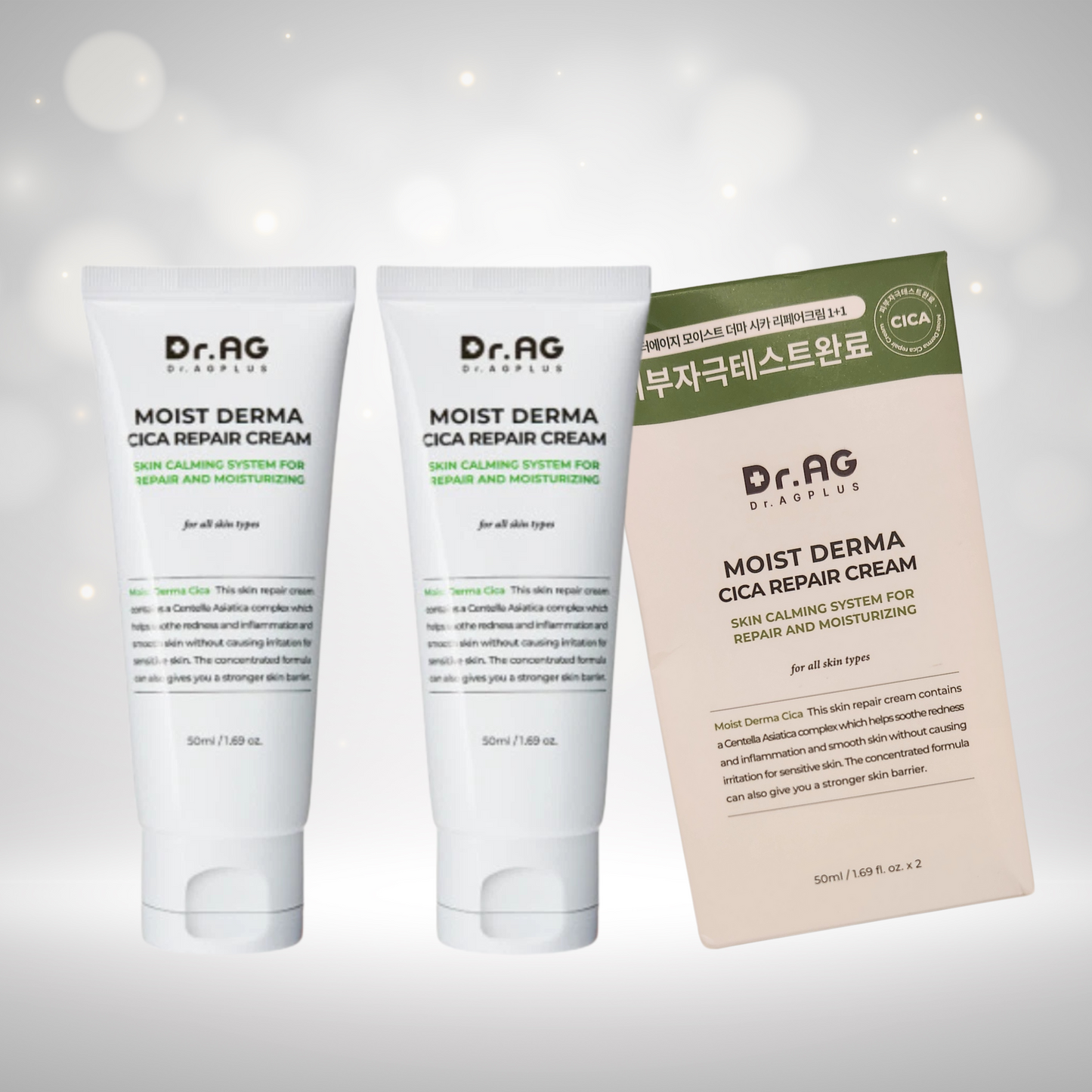 Dr. AG MOIST DERMA CICA REPAIR CREAM 50ml x 2