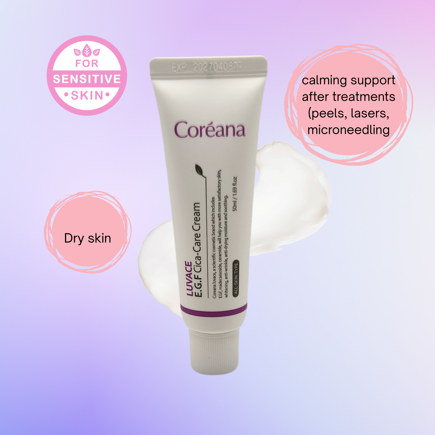 Coreana LUVACE E.G.F Cica-Care Cream