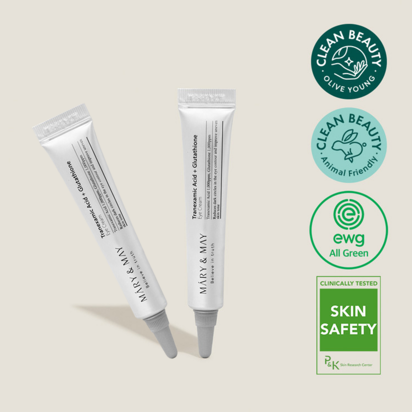 Mary & May Tranexamic Acid + Glutathione Eye Cream 12g x2