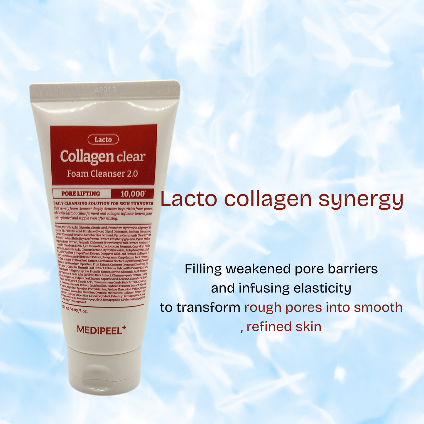 MEDIPEEL Red Lacto Collagen clear foam cleanser 2.0