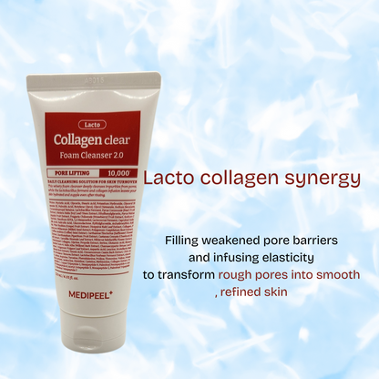 MEDIPEEL Red Lacto Collagen clear foam cleanser 2.0